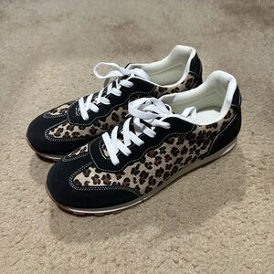 Leopard Print Women's Sneakers
